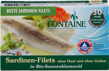 Fontaine Sardines s.peau s.arrêtes 120g